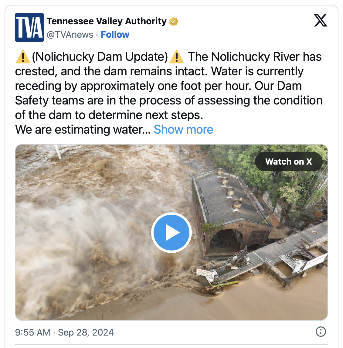 TVA Nolichucky Dam